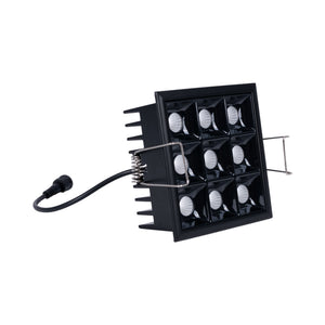 Downlight LED cuadrado empotrable 18W - 9 Focos - UGR18 - CRI90 - Chip OSRAM (27)