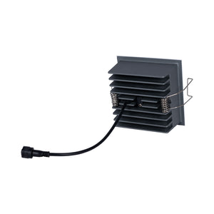 Downlight LED Empotrable Cuadrado Antideslumbrante - Marco Blanco - 18W - 9 Focos - UGR18 - CRI90 - Chip OSRAM (9)