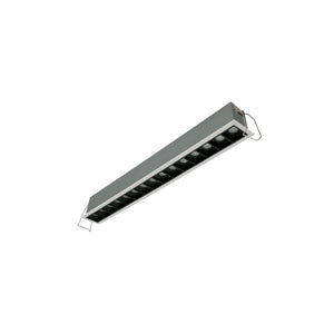 Foco lineal LED empotrable 30W - UGR18 - CRI90 - Chip OSRAM