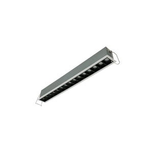 Foco lineal LED empotrable 30W - UGR18 - CRI90 - Chip OSRAM