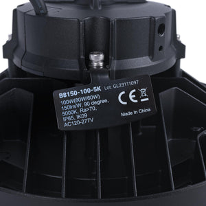 Campana LED industrial - 100W - PHILIPS Lumileds - Driver LIFUD - 5000K - IP65 - 7 años garantía (2)