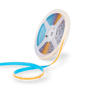 Tira LED COB 24V DC - 12W/m - Colores - 8mm - IP20 - Rollo de 5 metros - Corte cada 4cm (25)