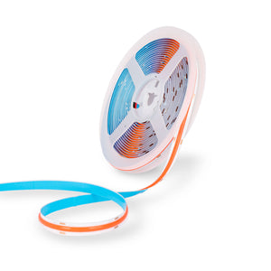 Tira LED COB 24V DC - 12W/m - Colores - 8mm - IP20 - Rollo de 5 metros - Corte cada 4cm (25)