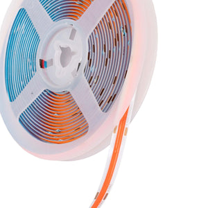 Tira LED COB 24V DC - 12W/m - Colores - 8mm - IP20 - Rollo de 5 metros - Corte cada 4cm - Barcelona Led-
