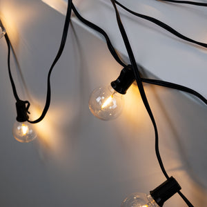 Guirnalda solar exterior - 25 Bombillas LED filamento E10 - IP44 - 9,2 metros (8)