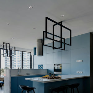 Downlight LED cuadrado empotrable 8W - 4 Focos - UGR18 - CRI90 - Chip OSRAM (10)