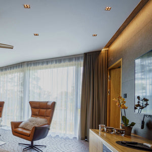 Downlight LED cuadrado empotrable 8W - 4 Focos - UGR18 - CRI90 - Chip OSRAM (16)