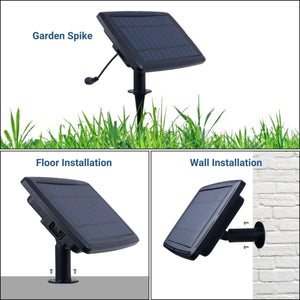 Guirnalda solar exterior - 25 Bombillas LED filamento E10 - IP44 - 9,2 metros - Barcelona Led-