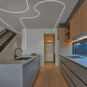 Funda de silicona flexible para convertir tira LED a neón - 16x16mm - 5 metros - PCB hasta 10mm - Curvatura horizontal (10)