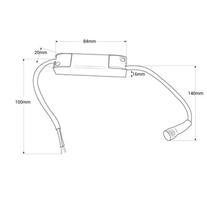Downlight LED empotrable cuadrado 2W - Chip Osram - UGR18 - Corte Ø 25mm - Negro (2)