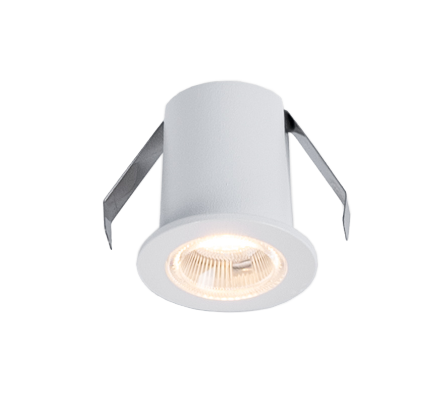 Downlight LED empotrable circular 2W - Chip Osram - UGR18 - Corte Ø 25mm - Blanco