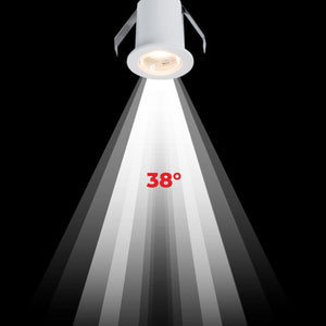 Downlight LED empotrable circular 2W - Chip Osram - UGR18 - Corte Ø 25mm - Blanco - Barcelona Led-