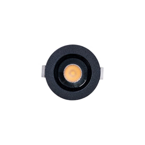 Downlight LED empotrable circular 2W - Chip Osram - UGR18 - Corte Ø 25mm - Negro - Barcelona Led-
