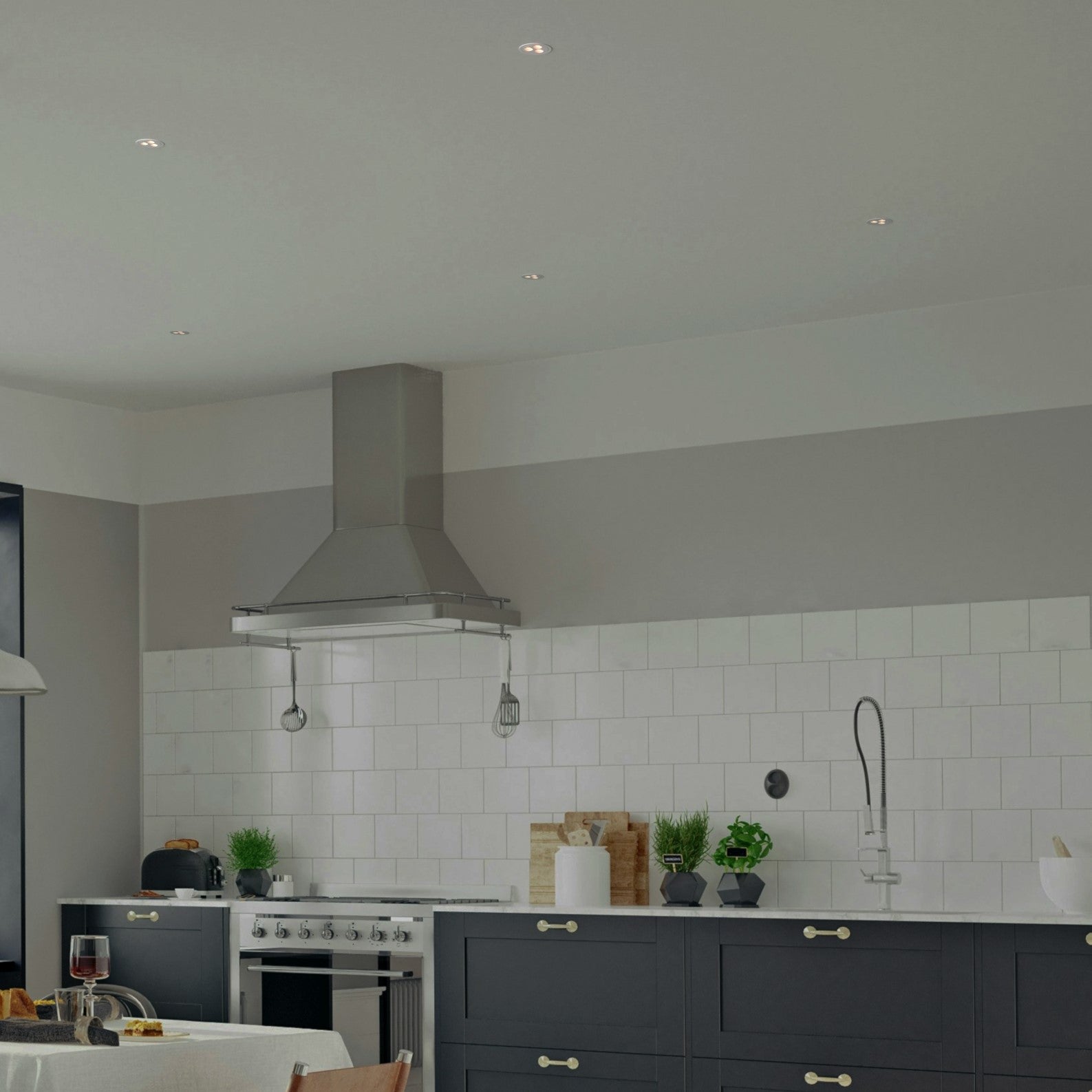 Downlight LED empotrable circular 6W - UGR18 - Corte Ø 55mm - Blanco (1)