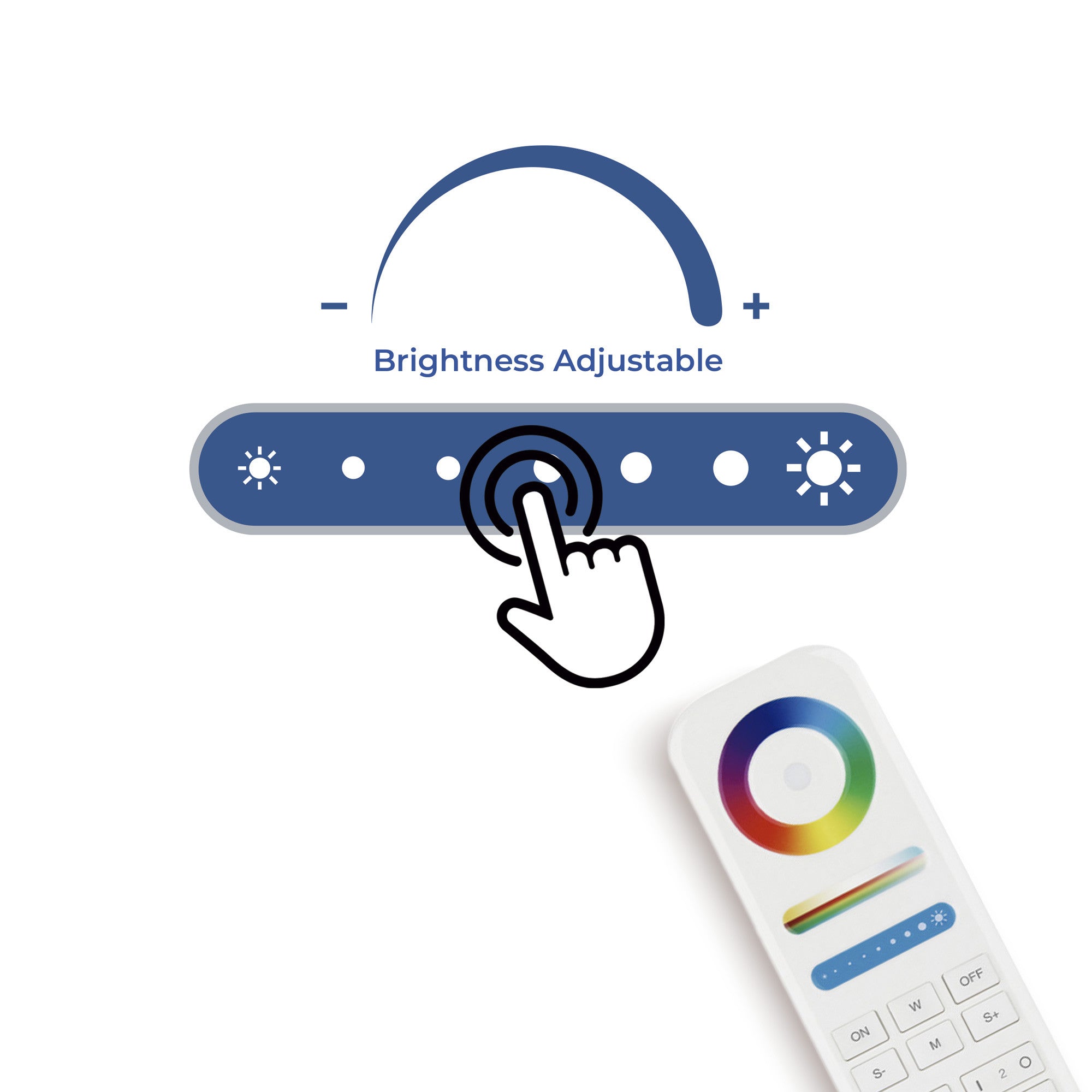Luminaria lineal opal para carril magnético RGB + CCT - 24W - Mi Light - Blanco (2)
