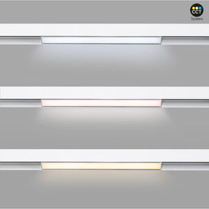 Luminaria lineal opal para carril magnético RGB + CCT - 12W - Mi Light - Blanco (15)