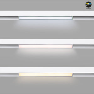 Luminaria lineal opal para carril magnético RGB + CCT - 12W - Mi Light - Blanco - Barcelona Led-