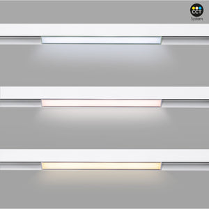 Luminaria lineal opal para carril magnético RGB + CCT - 12W - Mi Light - Blanco (15)