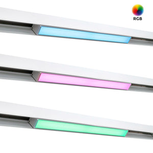 Luminaria lineal opal para carril magnético RGB + CCT - 12W - Mi Light - Blanco (16)