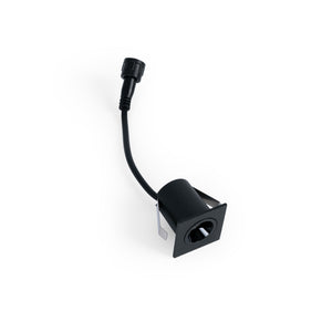 Downlight LED empotrable cuadrado 2W - Chip Osram - UGR18 - Corte Ø 25mm - Negro (4)
