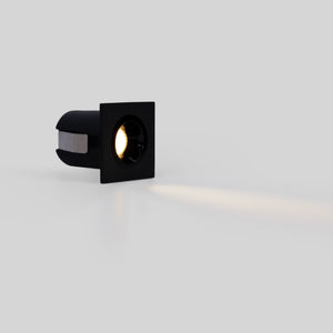 Downlight LED empotrable cuadrado 2W - Chip Osram - UGR18 - Corte Ø 25mm - Negro (11)