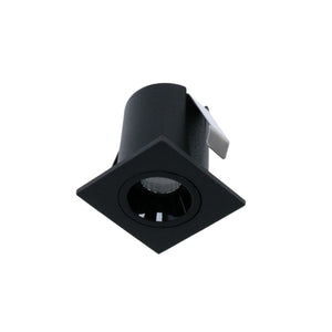 Downlight LED empotrable cuadrado 2W - Chip Osram - UGR18 - Corte Ø 25mm - Negro - Barcelona Led-