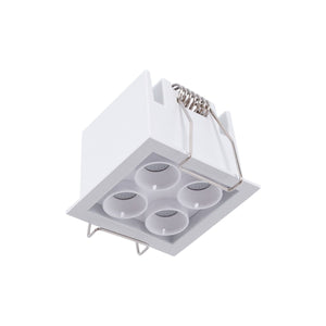 Downlight LED empotrable cuadrado 8W - Chip Osram - UGR18 - Corte 48 x 48 mm - Barcelona Led-