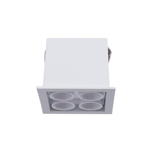 Downlight LED empotrable cuadrado 8W - Chip Osram - UGR18 - Corte 48 x 48 mm - Barcelona Led-