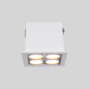 Downlight LED empotrable cuadrado 8W - Chip Osram - UGR18 - Corte 48 x 48 mm - Barcelona Led-