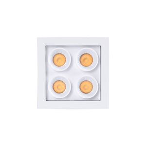 Downlight LED empotrable cuadrado 8W - Chip Osram - UGR18 - Corte 48 x 48 mm - Barcelona Led-