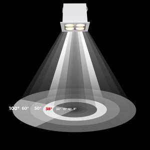 Downlight LED empotrable cuadrado 8W - Chip Osram - UGR18 - Corte 48 x 48 mm - Barcelona Led-