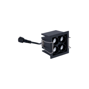 Downlight LED empotrable cuadrado 8W - Chip Osram - UGR18 - Corte 48 x 48 mm - Barcelona Led-