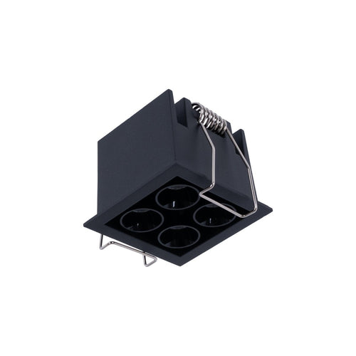 Recessed square LED downlight - 8W - Osram Chip - UGR18 - Cutout 48 x 48 mm
