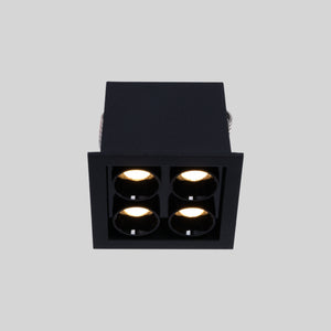 Downlight LED empotrable cuadrado 8W - Chip Osram - UGR18 - Corte 48 x 48 mm - Barcelona Led-
