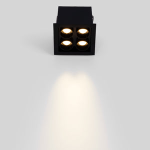 Downlight LED empotrable cuadrado 8W - Chip Osram - UGR18 - Corte 48 x 48 mm - Barcelona Led-