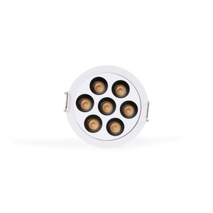 Downlight LED empotrable circular 12W - UGR18 - Corte Ø 70mm - Blanco (7)