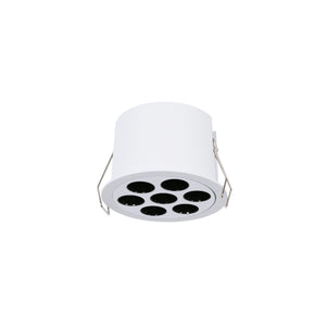 Downlight LED empotrable circular 12W - UGR18 - Corte Ø 70mm - Blanco