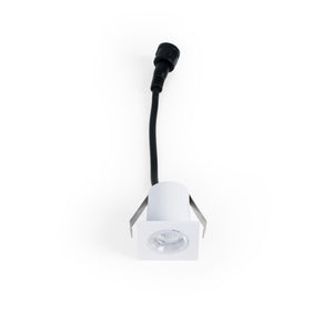 Downlight LED empotrable cuadrado 2W - Chip Osram - UGR18 - Corte Ø 25mm - Blanco (5)