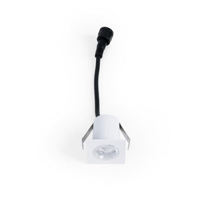 Downlight LED empotrable cuadrado 2W - Chip Osram - UGR18 - Corte Ø 25mm - Blanco - Barcelona Led-