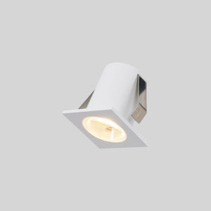 Downlight LED empotrable cuadrado 2W - Chip Osram - UGR18 - Corte Ø 25mm - Blanco (10)