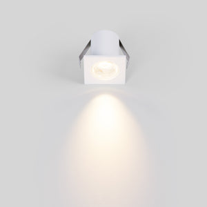Downlight LED empotrable cuadrado 2W - Chip Osram - UGR18 - Corte Ø 25mm - Blanco (12)