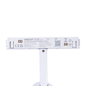 Foco LED para carril magnético RGB + CCT - 48V - 6W - Mi Light - Blanco (12)