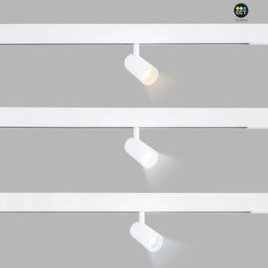Foco LED para carril magnético RGB + CCT - 48V - 6W - Mi Light - Barcelona Led-