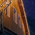 Tenda luminosa LED - 1,5 m x 90 cm - 100 luci - Bianco caldo 4