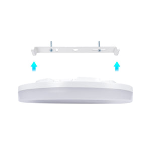 Plafón LED estanco CCT con sensor de movimiento por microondas - 24W - Ø28cm - IP65 (3)