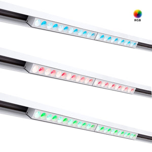 Luminaria lineal para carril magnético RGB + CCT - 12W - UGR18 - Mi Light - Barcelona Led-