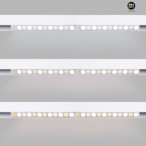 Luminaria lineal para carril magnético RGB + CCT - 12W - UGR18 - Mi Light - Barcelona Led-