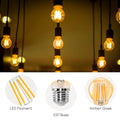 LED bulb E27 vintage gold filament - 4W - 2200K 2