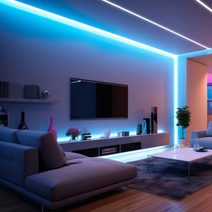 Tira LED COB 24V DC - 12W/m - Colores - 8mm - IP20 - Rollo de 5 metros - Corte cada 4cm (58)