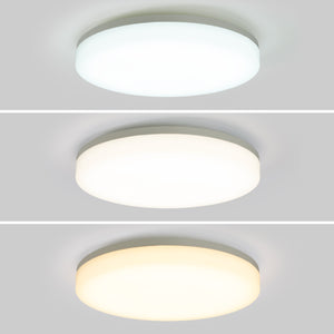 Plafón LED estanco CCT con sensor de movimiento por microondas - 24W - Ø28cm - IP65 (13)